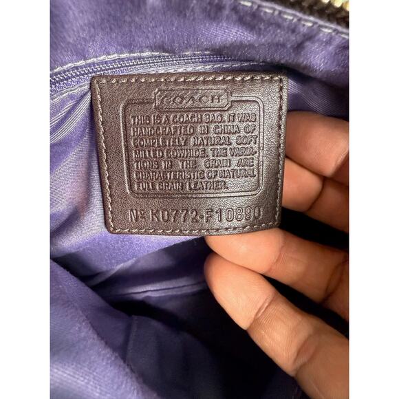 Coach Brown Vintage Chelsea Shoulder Bag*Pebbled Leather*2007* gorgeous cond. - Picture 4 of 14